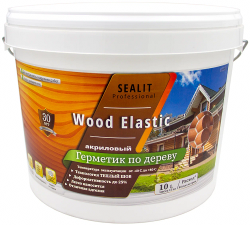 Приобрести ГЕРМЕТИК - Sealit Wood Elastic для работы с деревянными материалами 5 л в Находке, Приморский край